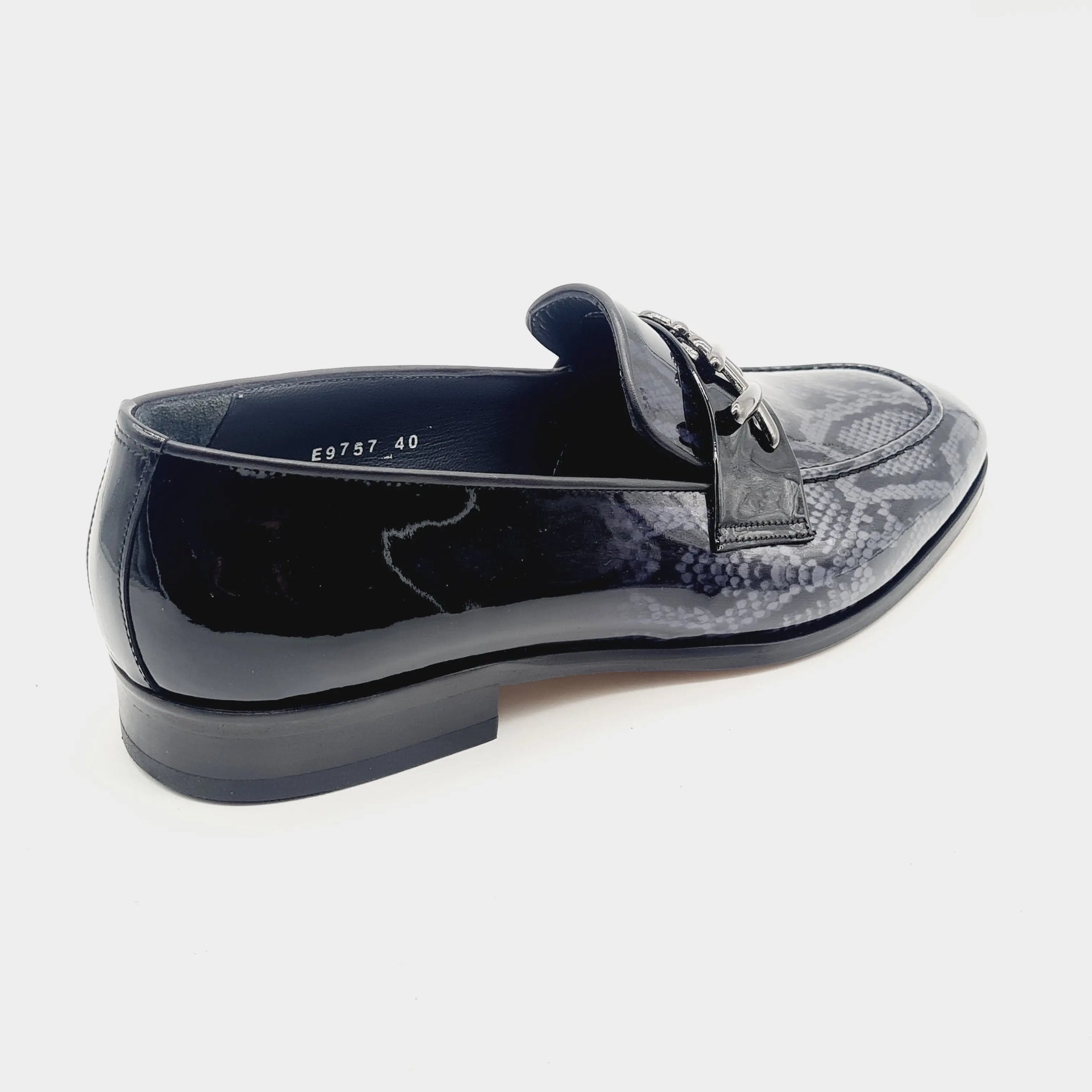 ELI045 BLACK Loafers | familyshoecentre