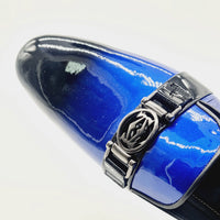 ELI047 TURQ/BLACK Loafers | familyshoecentre