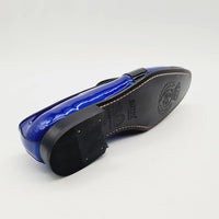 ELI047 TURQ/BLACK Loafers | familyshoecentre