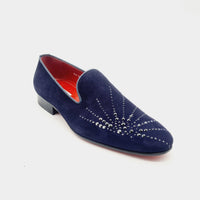 ELI051 NAVY Loafers | familyshoecentre