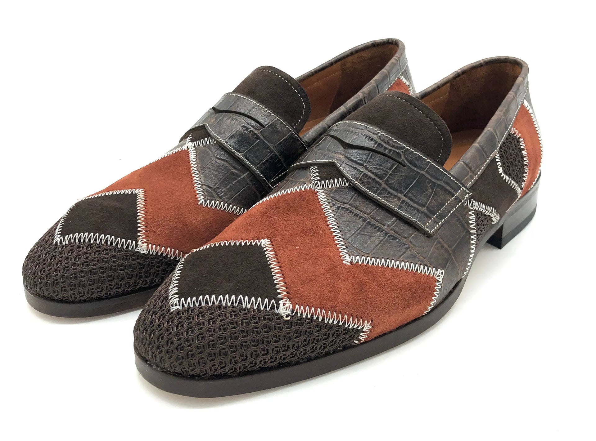 ELI36 BROWN Loafers | familyshoecentre