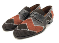 ELI36 BROWN Loafers | familyshoecentre