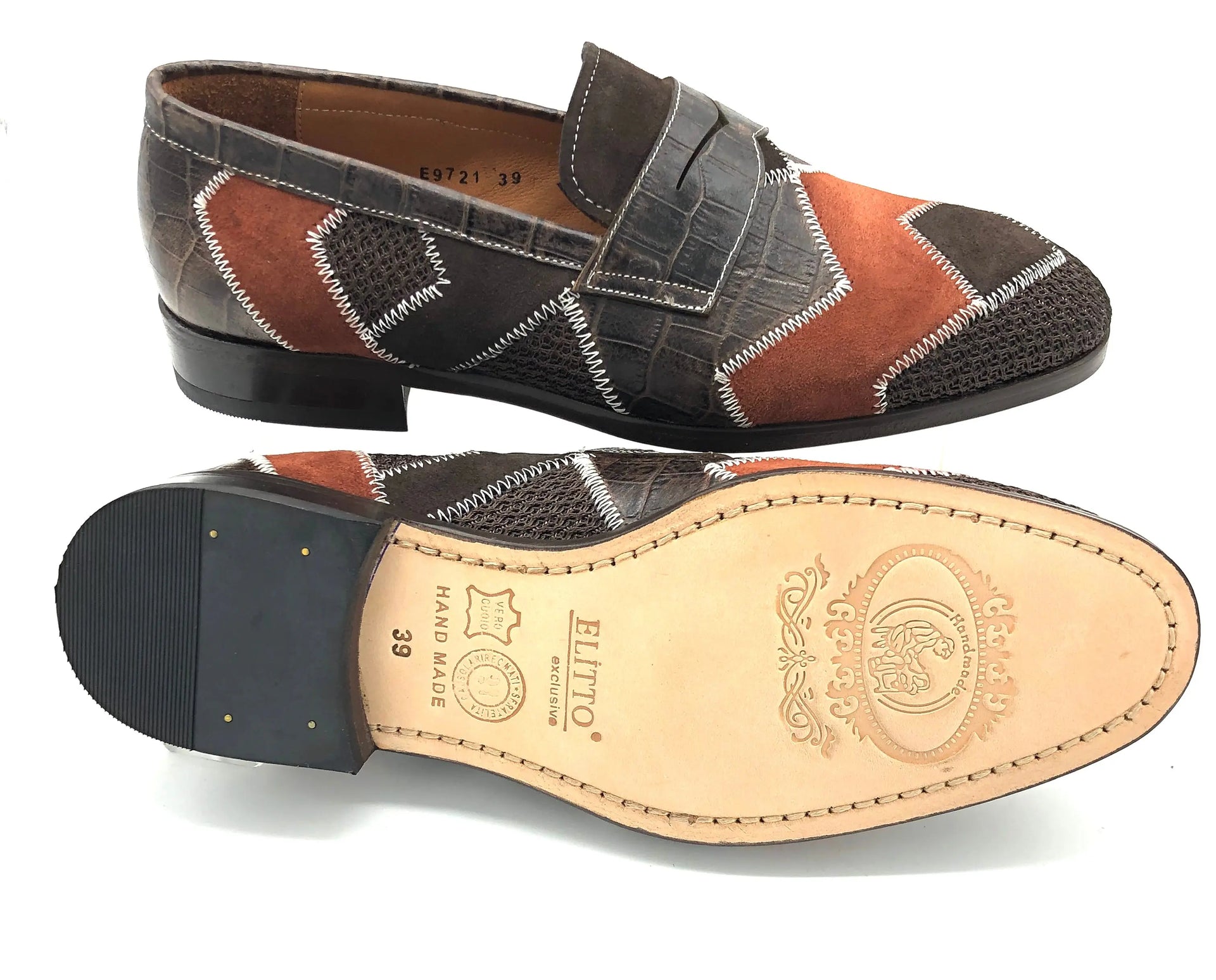 ELI36 BROWN Loafers | familyshoecentre