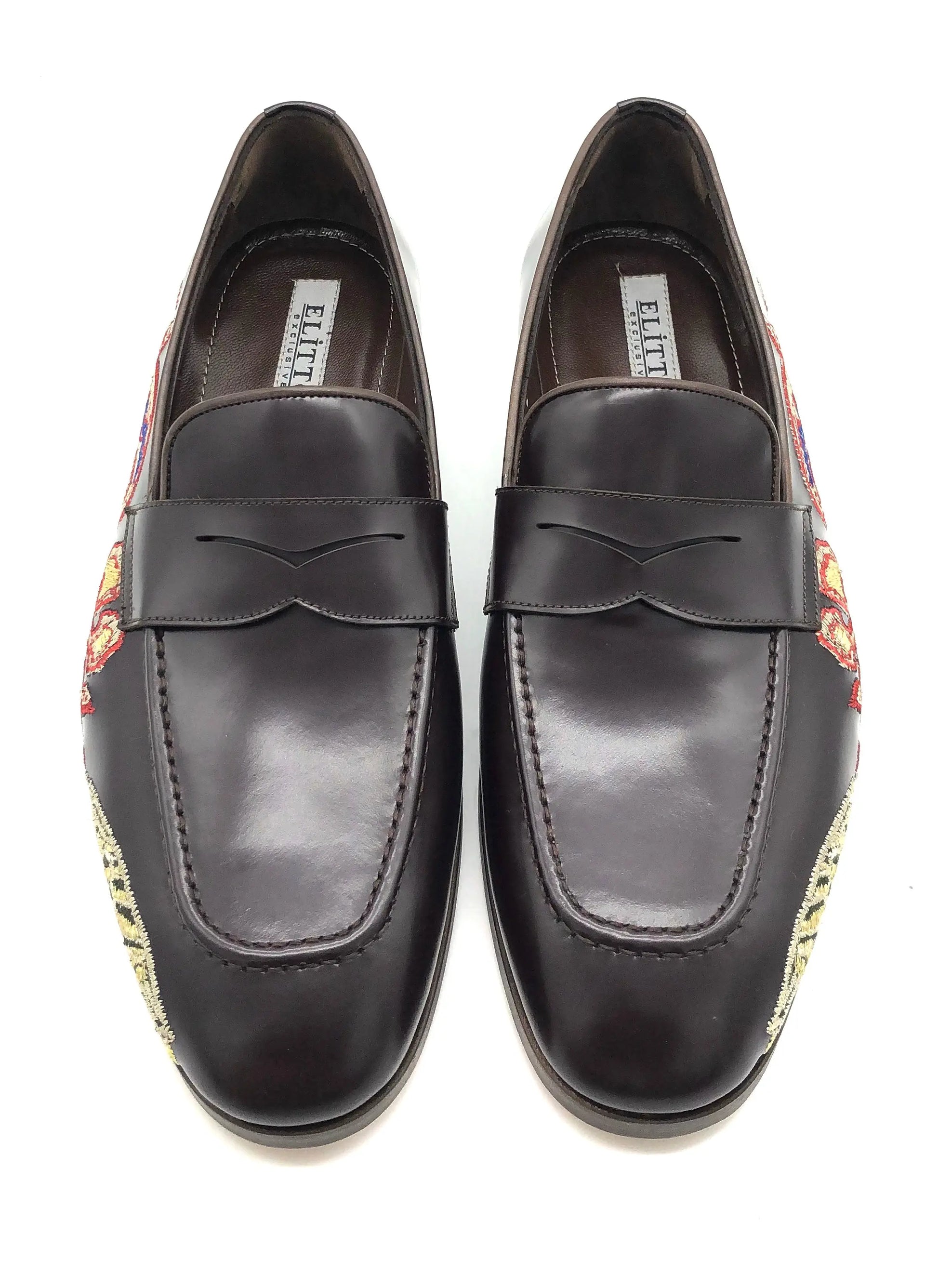 ELI38 BROWN Loafers | familyshoecentre