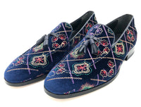 ELI39 NAVY Loafers | familyshoecentre