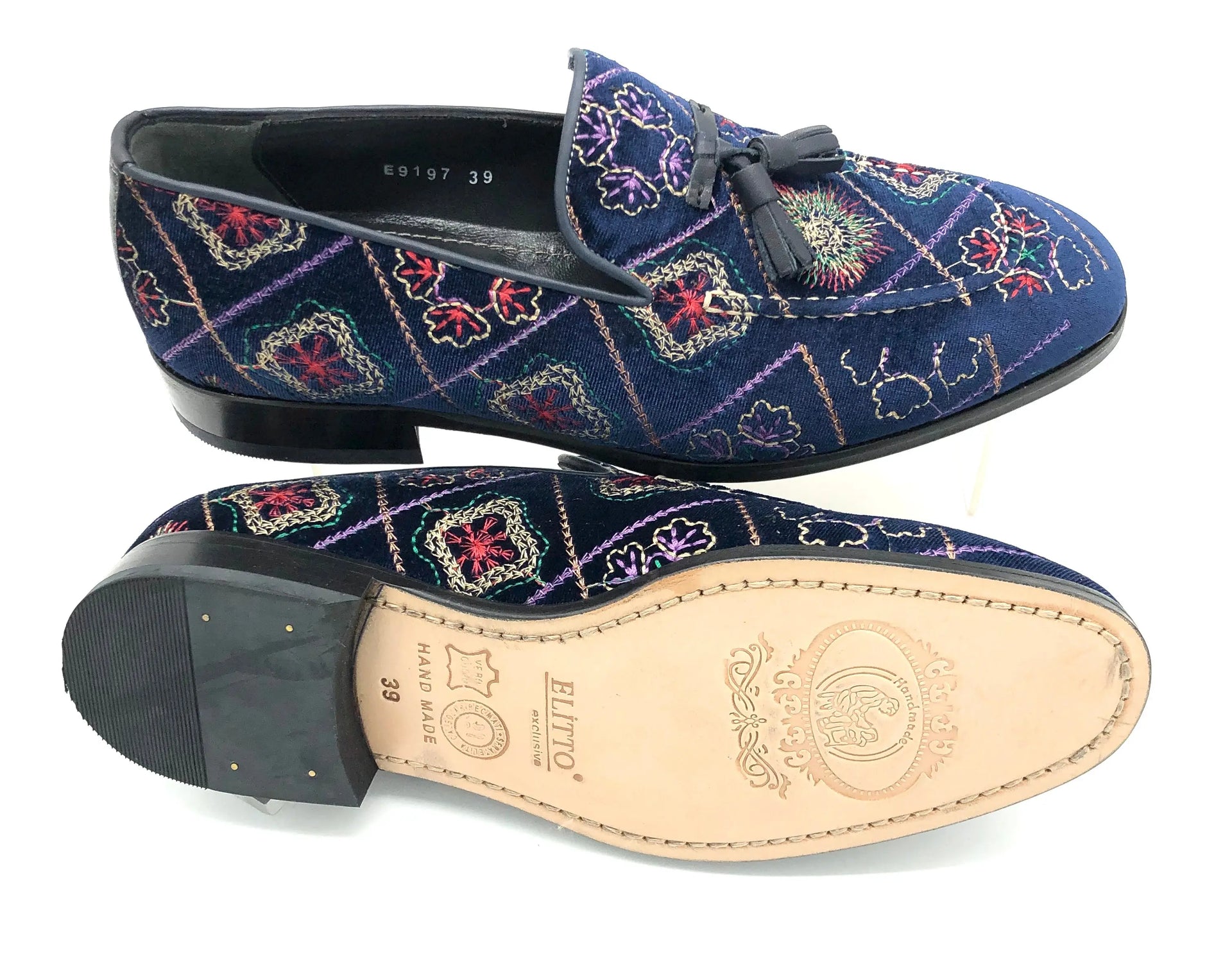 ELI39 NAVY Loafers | familyshoecentre