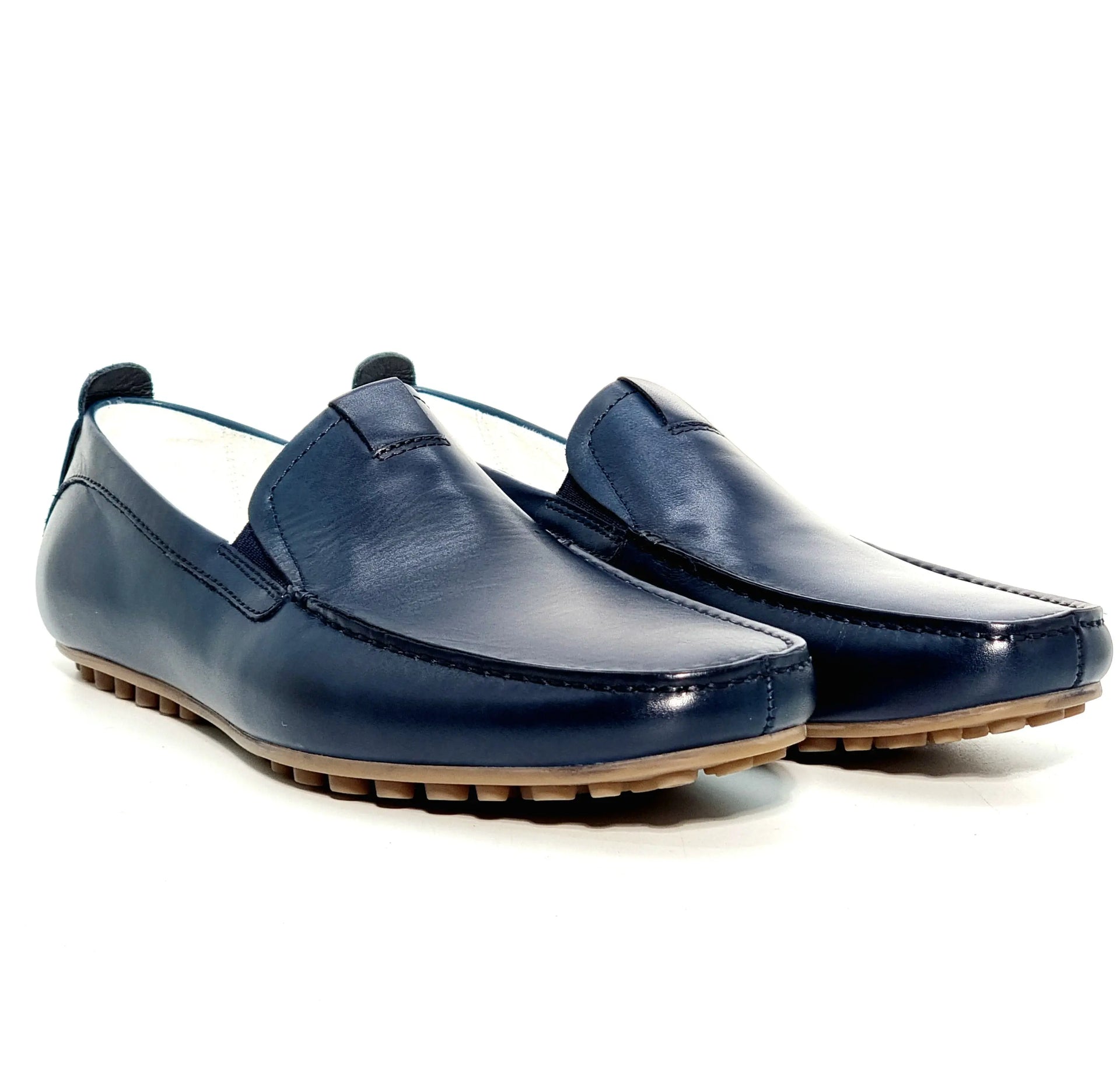 FLORSHEIM CORONA NAVY SMOOTH Loafers | familyshoecentre