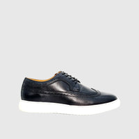 FLORSHEIM PREMIER WING BLACK/WHITE SOLE Sneakers | familyshoecentre