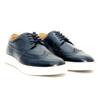 FLORSHEIM PREMIER WING BLACK/WHITE SOLE Sneakers | familyshoecentre