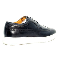 FLORSHEIM PREMIER WING BLACK/WHITE SOLE Sneakers | familyshoecentre