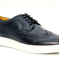 FLORSHEIM PREMIER WING BLACK/WHITE SOLE Sneakers | familyshoecentre