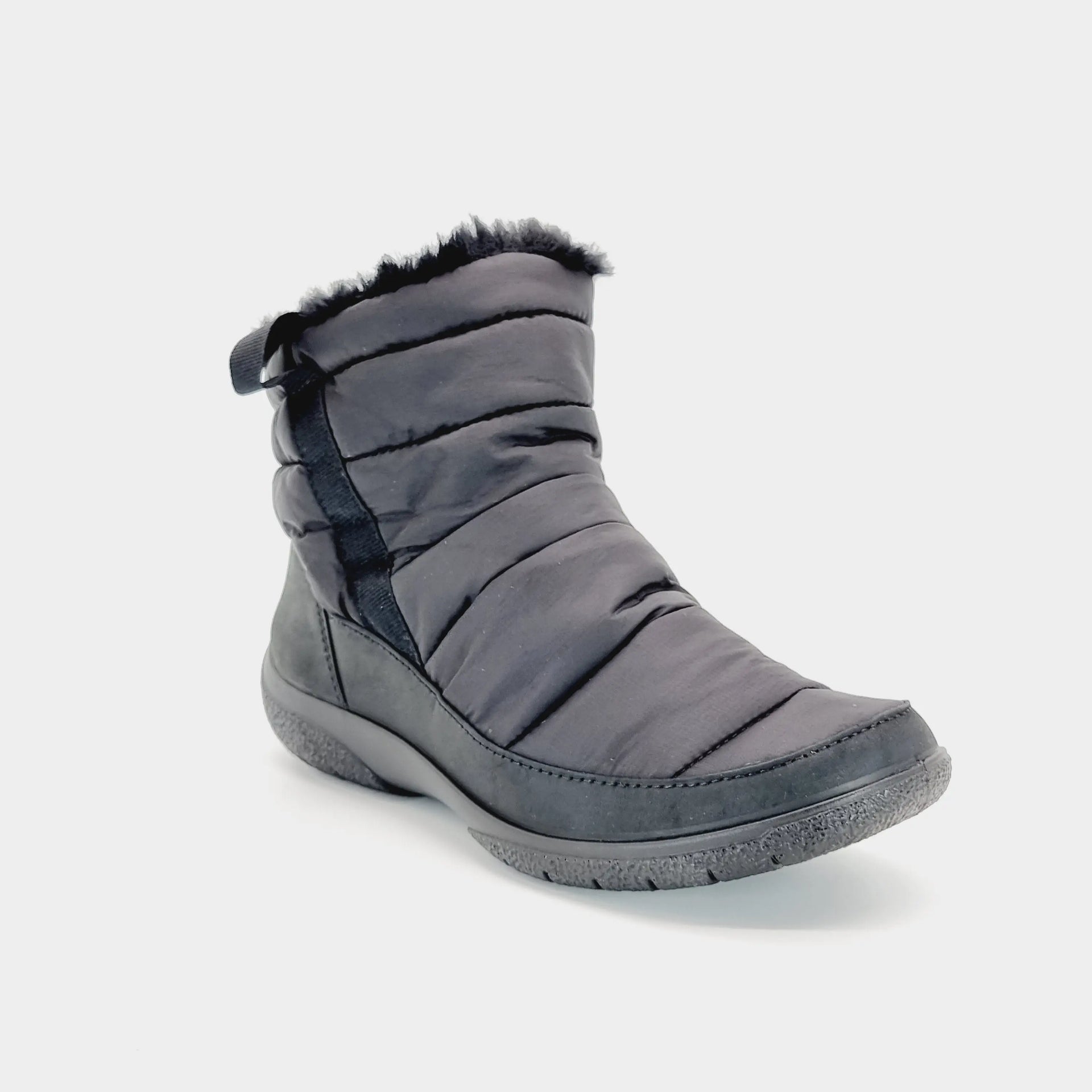 HOTTER HUSH BLACK Boots | familyshoecentre