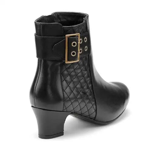 HOTTER MONTANA BLACK Boots | familyshoecentre
