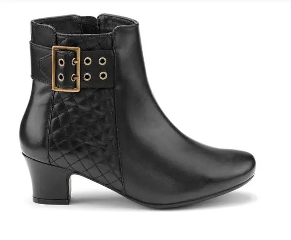 HOTTER MONTANA BLACK Boots | familyshoecentre