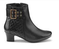 HOTTER MONTANA BLACK Boots | familyshoecentre