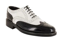 FLORSHEIM KENMOOR WING BLK/WHITE Oxfords | familyshoecentre