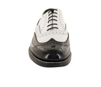 FLORSHEIM KENMOOR WING BLK/WHITE Oxfords | familyshoecentre
