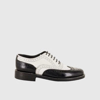 FLORSHEIM KENMOOR WING BLK/WHITE Oxfords | familyshoecentre