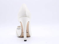 L&L 5 WHITE Heels | familyshoecentre