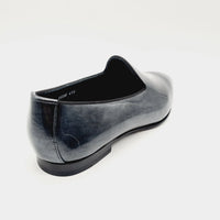 LB 2500 BLACK MENS ITALIAN LEATHER SHOE Loafers | familyshoecentre