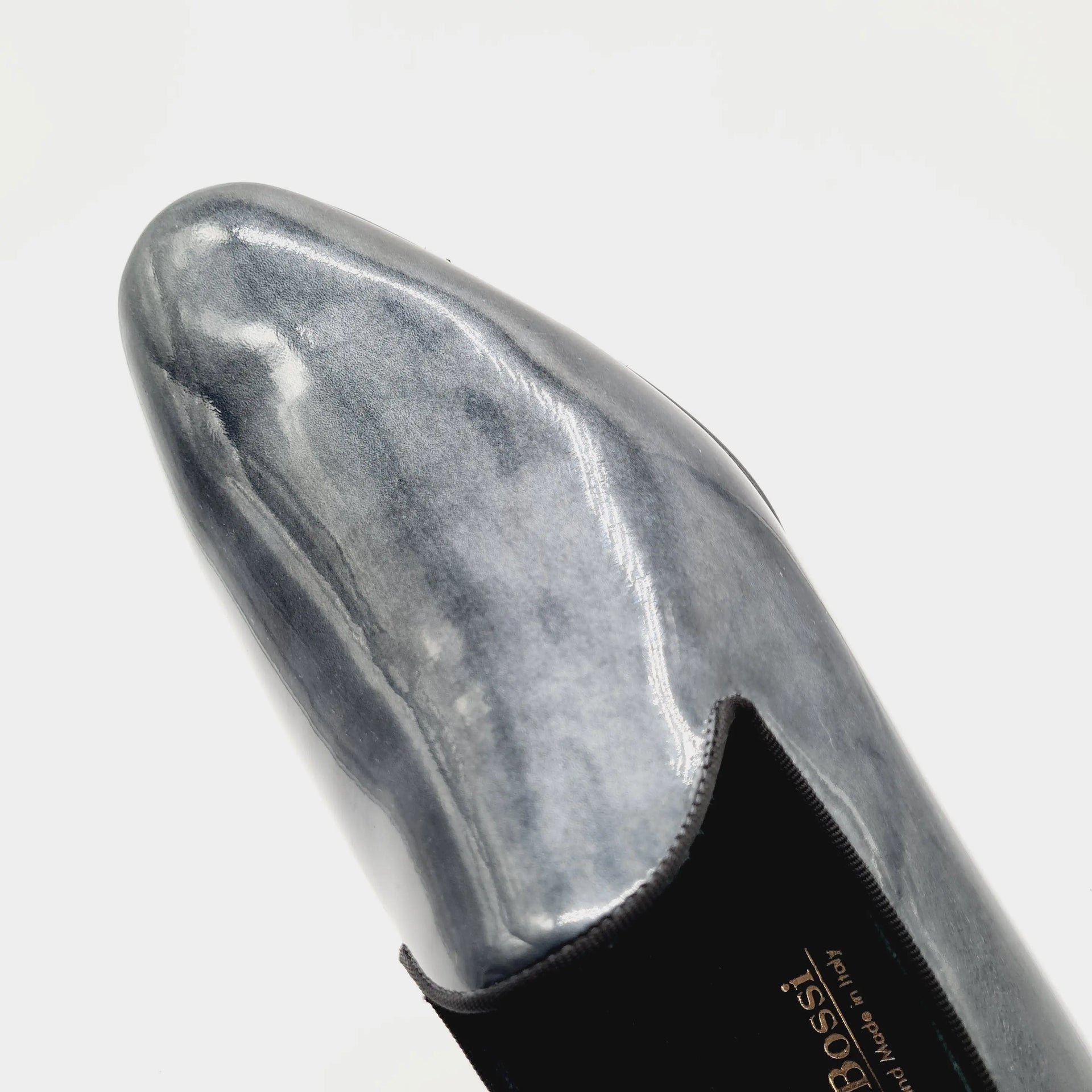LB 2500 BLACK MENS ITALIAN LEATHER SHOE Loafers | familyshoecentre