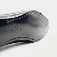 LB 2500 BLACK MENS ITALIAN LEATHER SHOE Loafers | familyshoecentre
