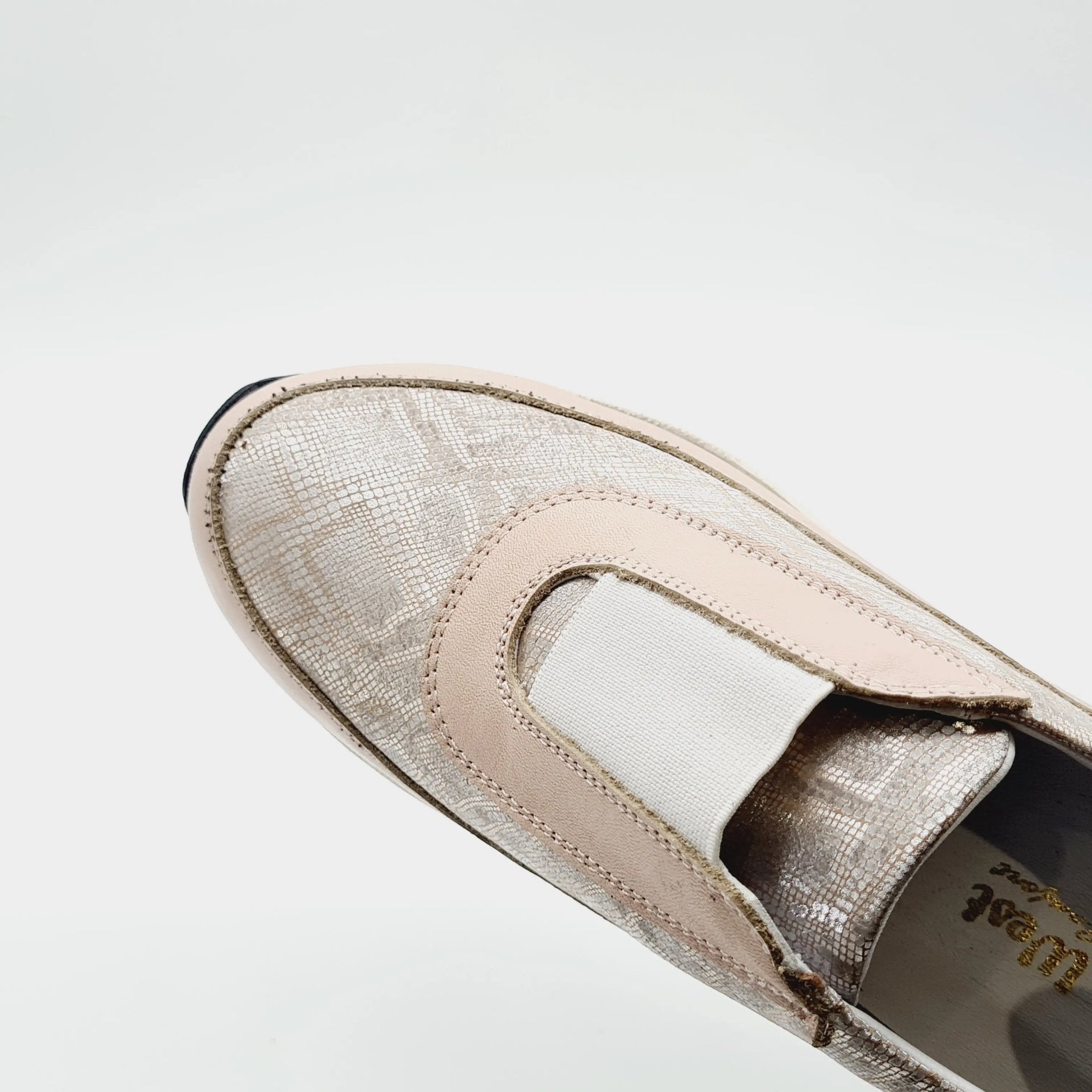 LW 909 PINK LADIES LEATHER SNEAKER Sneakers | familyshoecentre