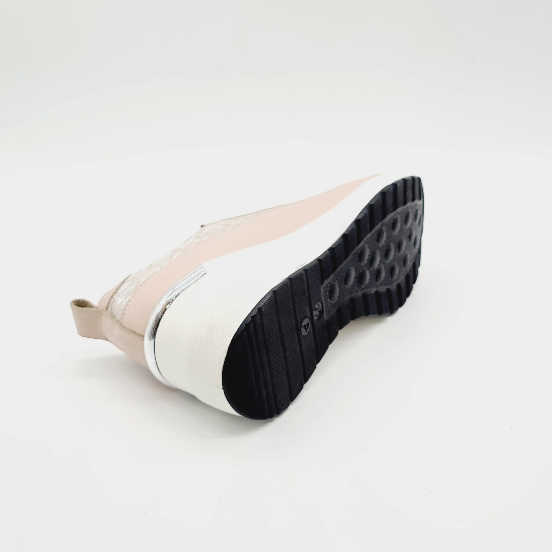 LW 909 PINK LADIES LEATHER SNEAKER Sneakers | familyshoecentre