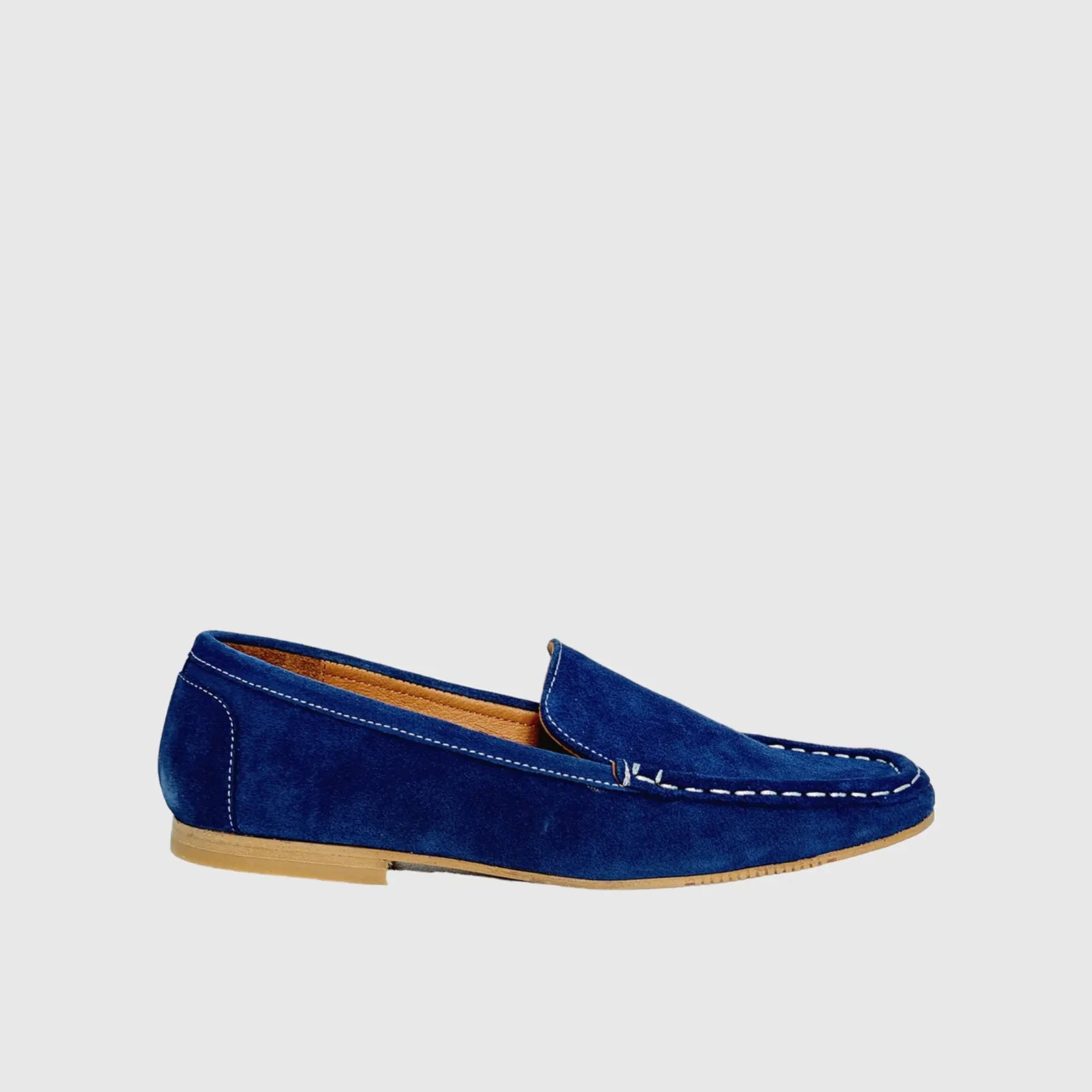 MARCHA 1703 BLUE Loafers | familyshoecentre