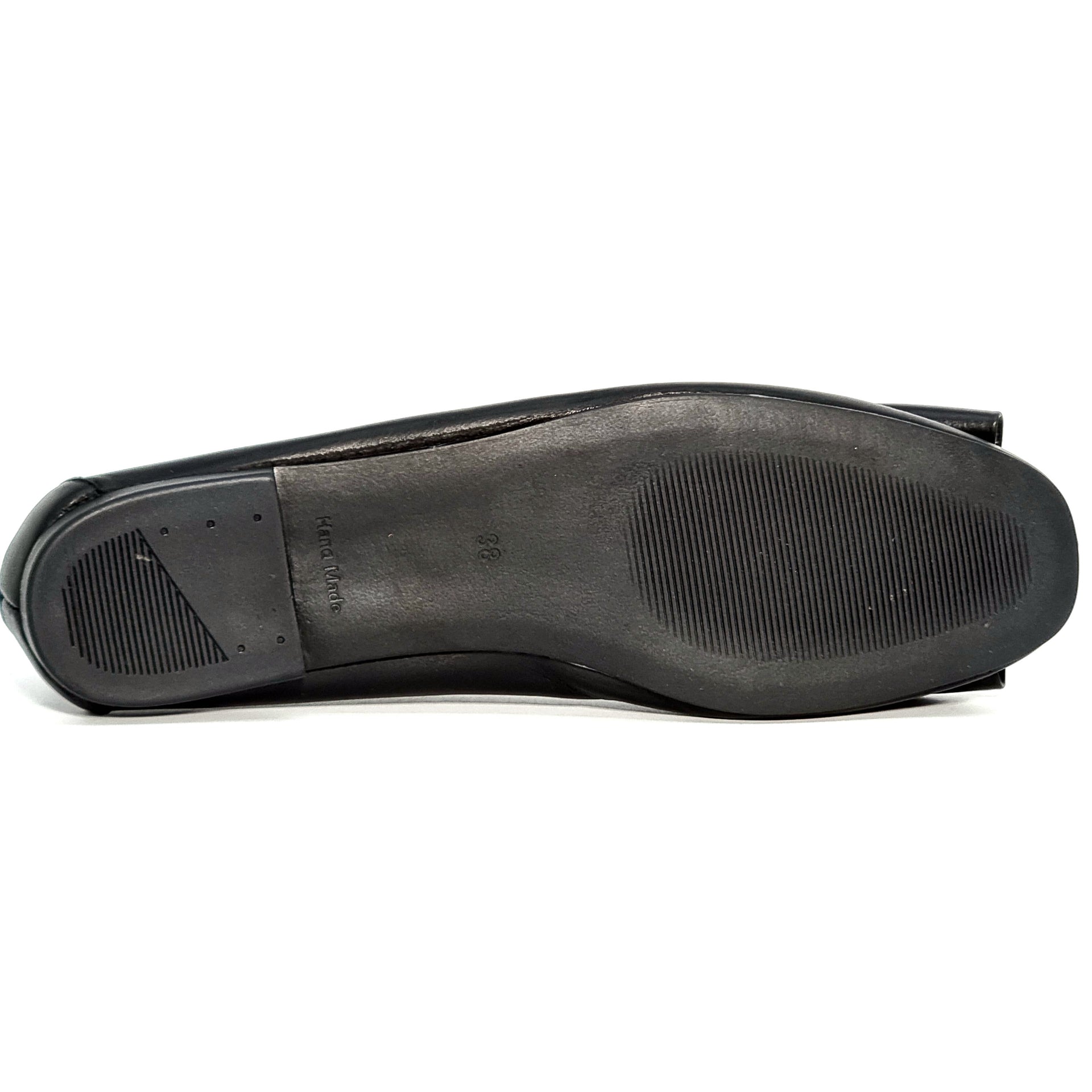 MAX 22037 BLACK LADIES BALLERINA Pumps | familyshoecentre