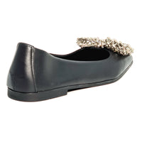 MAX 22053 BLACK LADIES BALLERINA Pumps | familyshoecentre