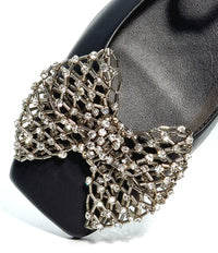MAX 22053 BLACK LADIES BALLERINA Pumps | familyshoecentre