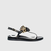MAX 22355 BLACK LADIES SANDAL Sandals | familyshoecentre