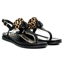 MAX 22355 BLACK LADIES SANDAL Sandals | familyshoecentre