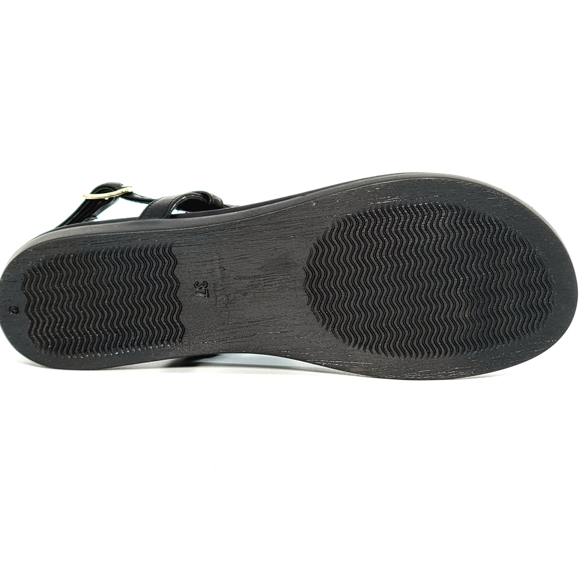 MAX 22355 BLACK LADIES SANDAL Sandals | familyshoecentre