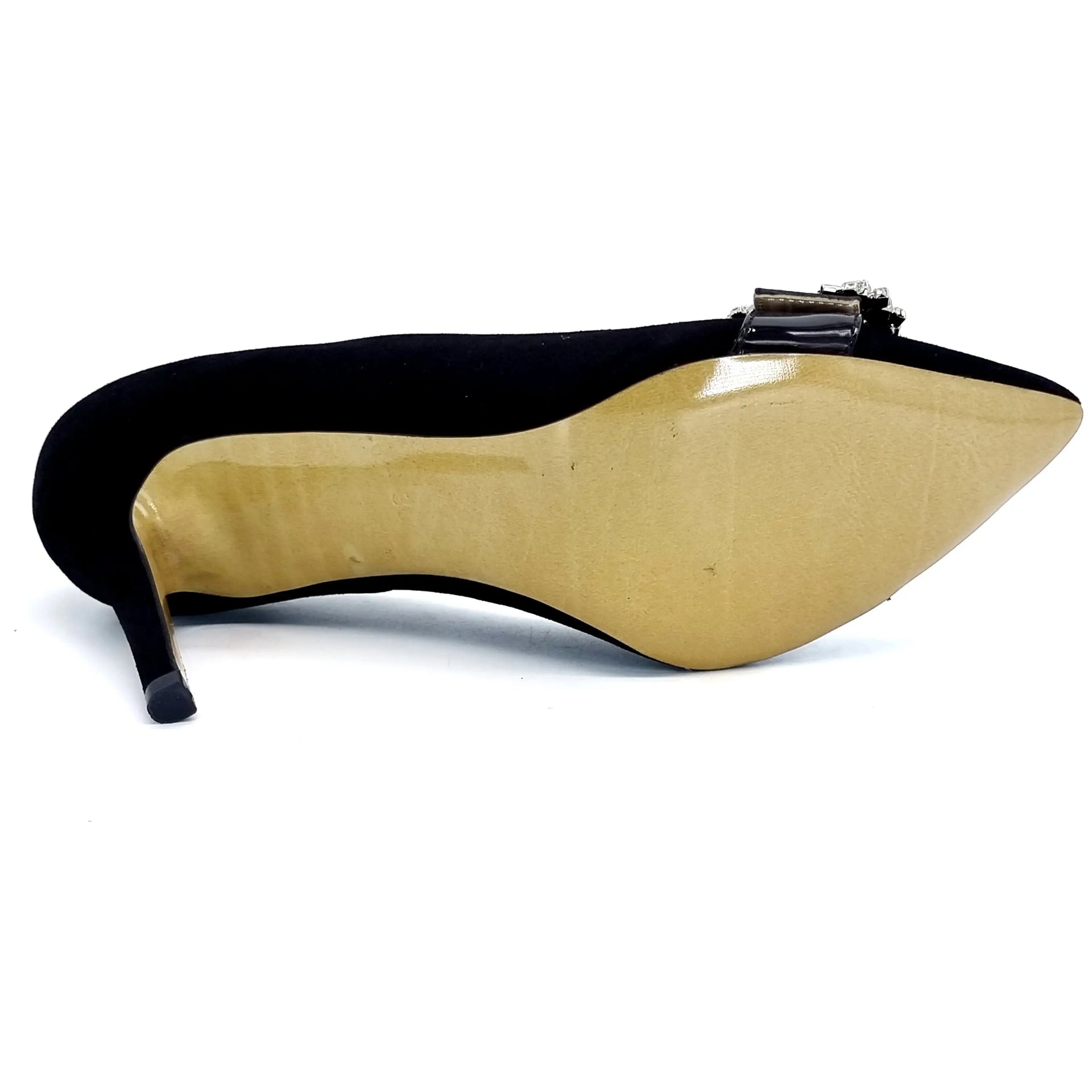 MV 28755 BLACK Heels | familyshoecentre