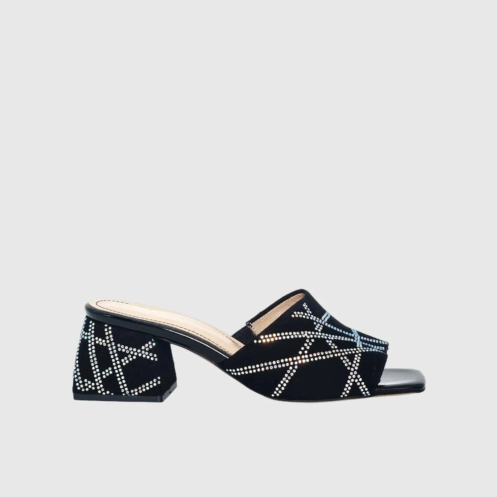 MV 6278 BLACK Sandals | familyshoecentre