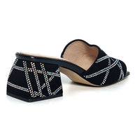 MV 6278 BLACK Sandals | familyshoecentre