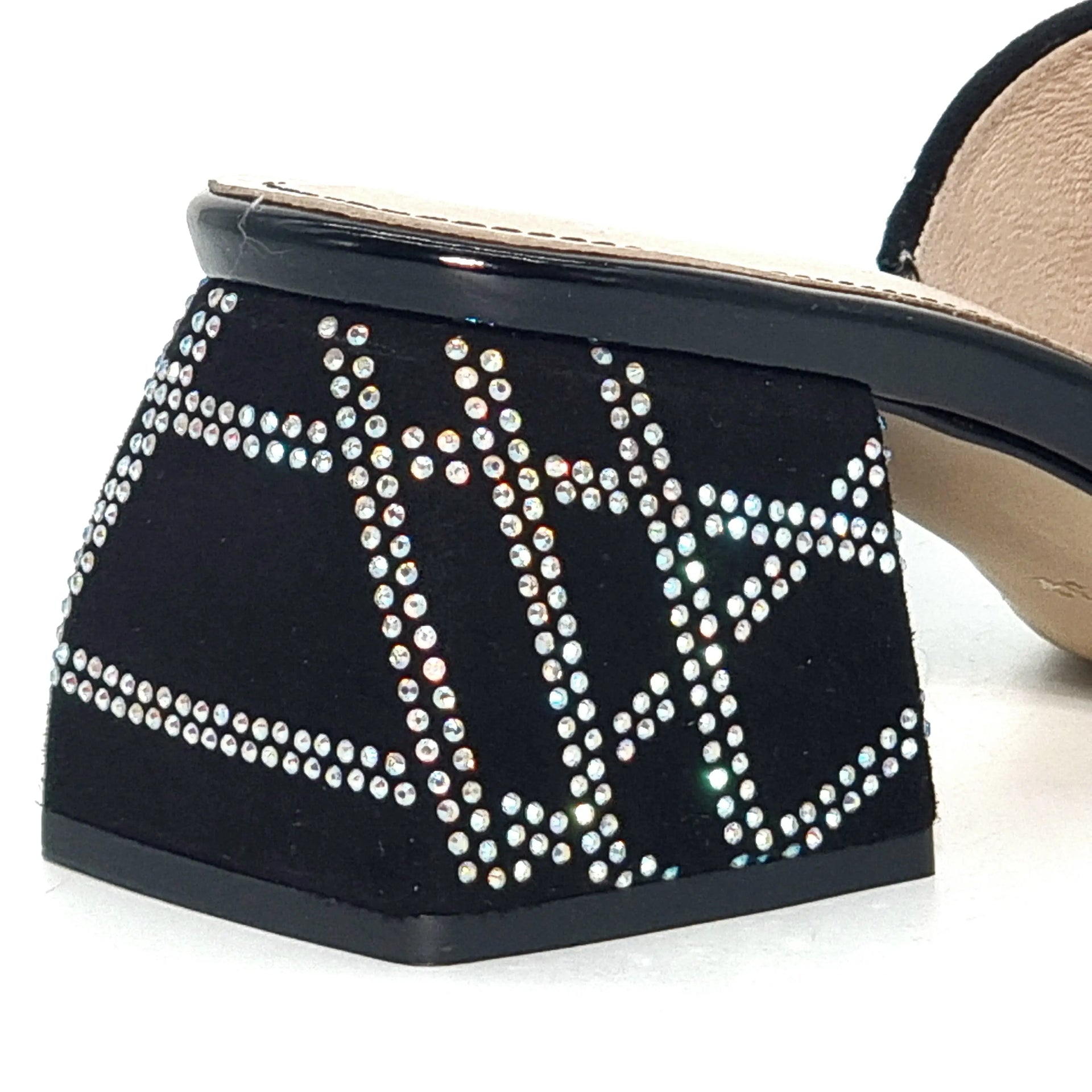 MV 6278 BLACK Sandals | familyshoecentre
