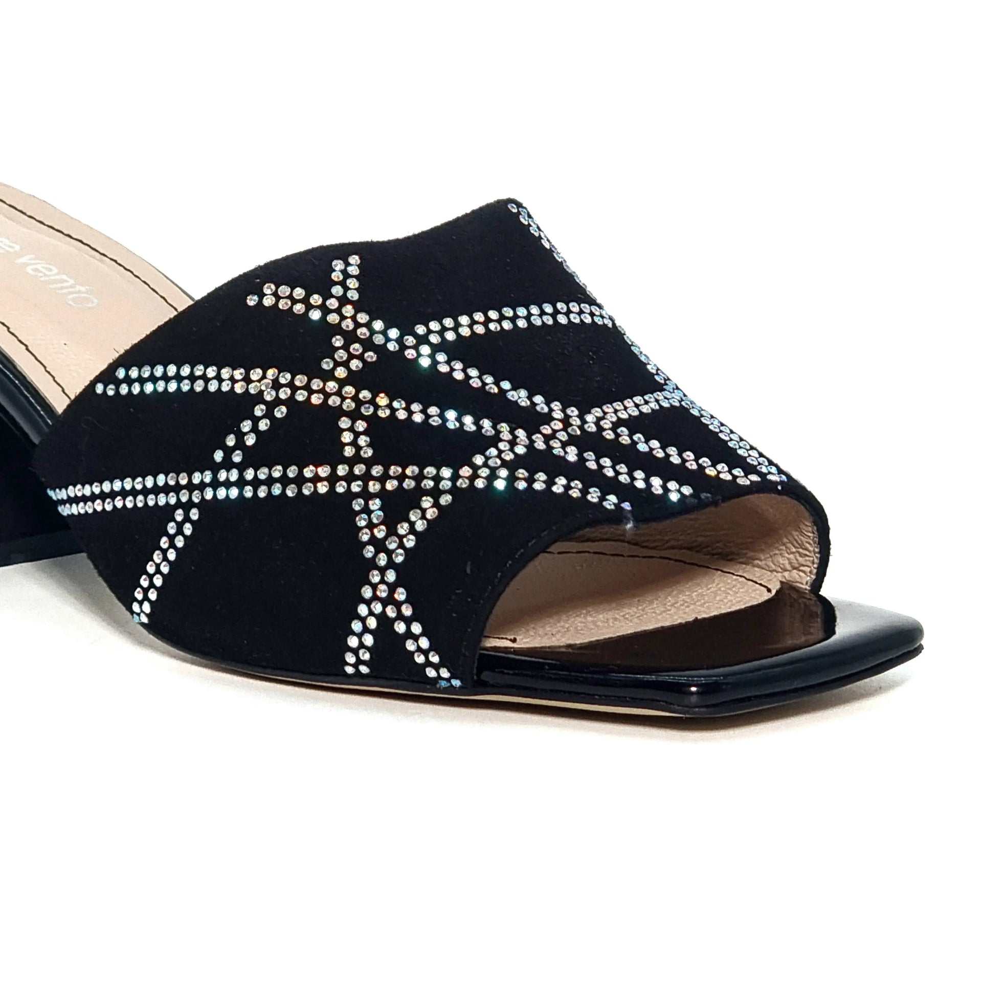MV 6278 BLACK Sandals | familyshoecentre