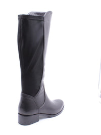 PUR031 BLACK Boots | familyshoecentre