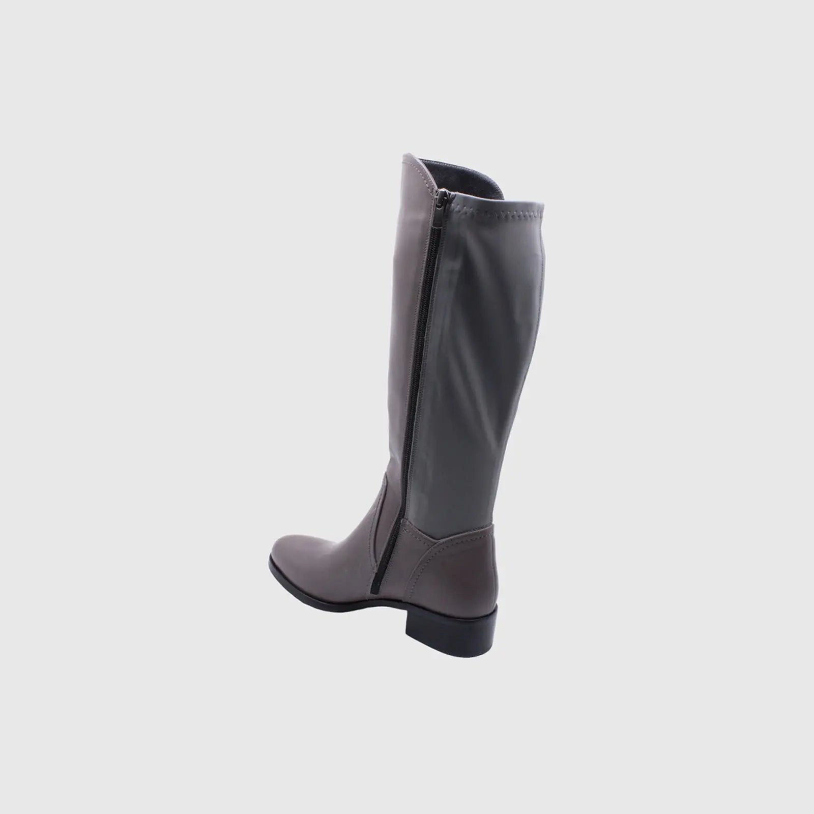 PUR031 GREY Boots | familyshoecentre
