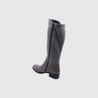 PUR031 GREY Boots | familyshoecentre