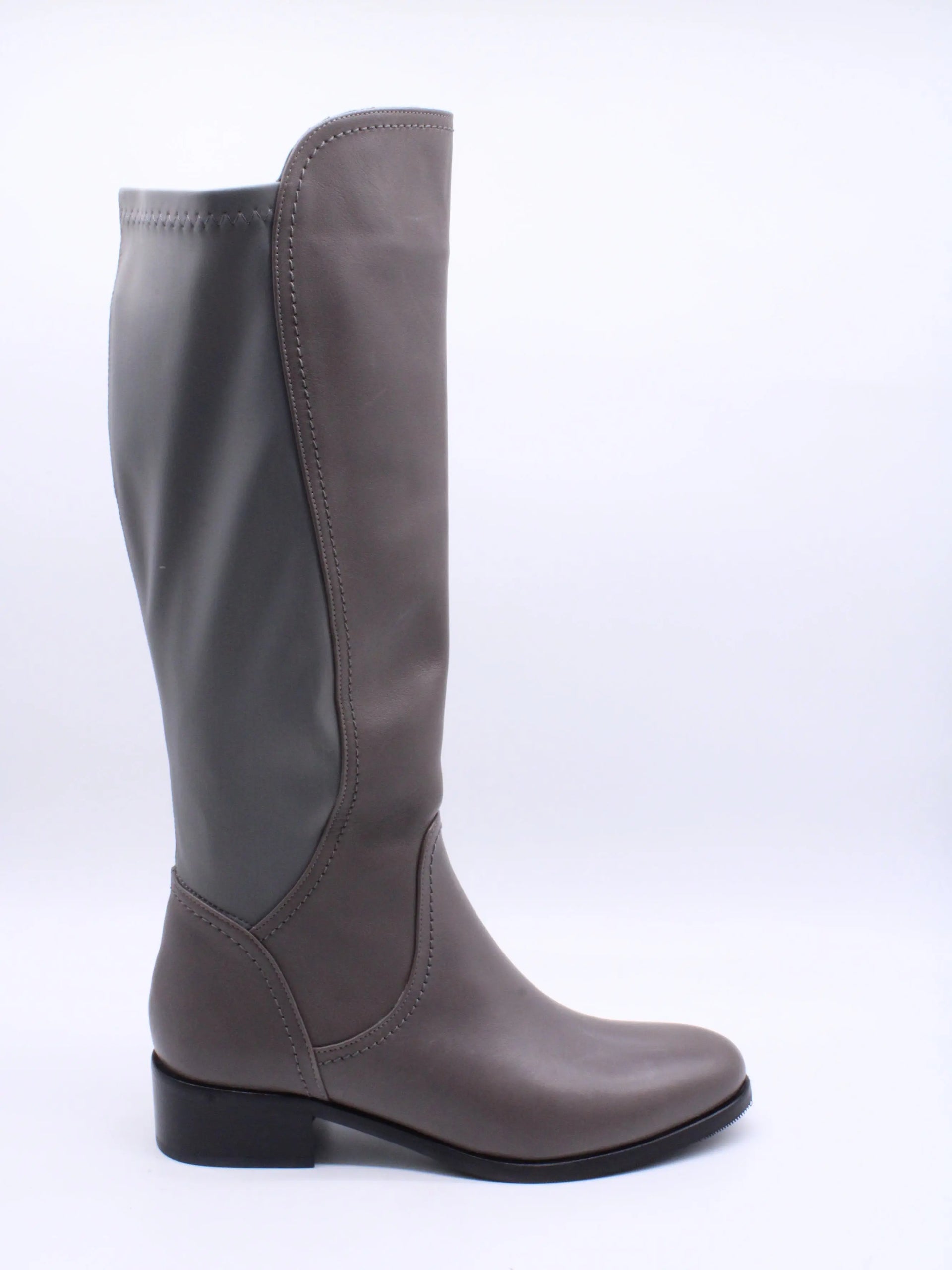 PUR031 GREY Boots | familyshoecentre