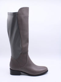 PUR031 GREY Boots | familyshoecentre