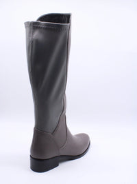 PUR031 GREY Boots | familyshoecentre