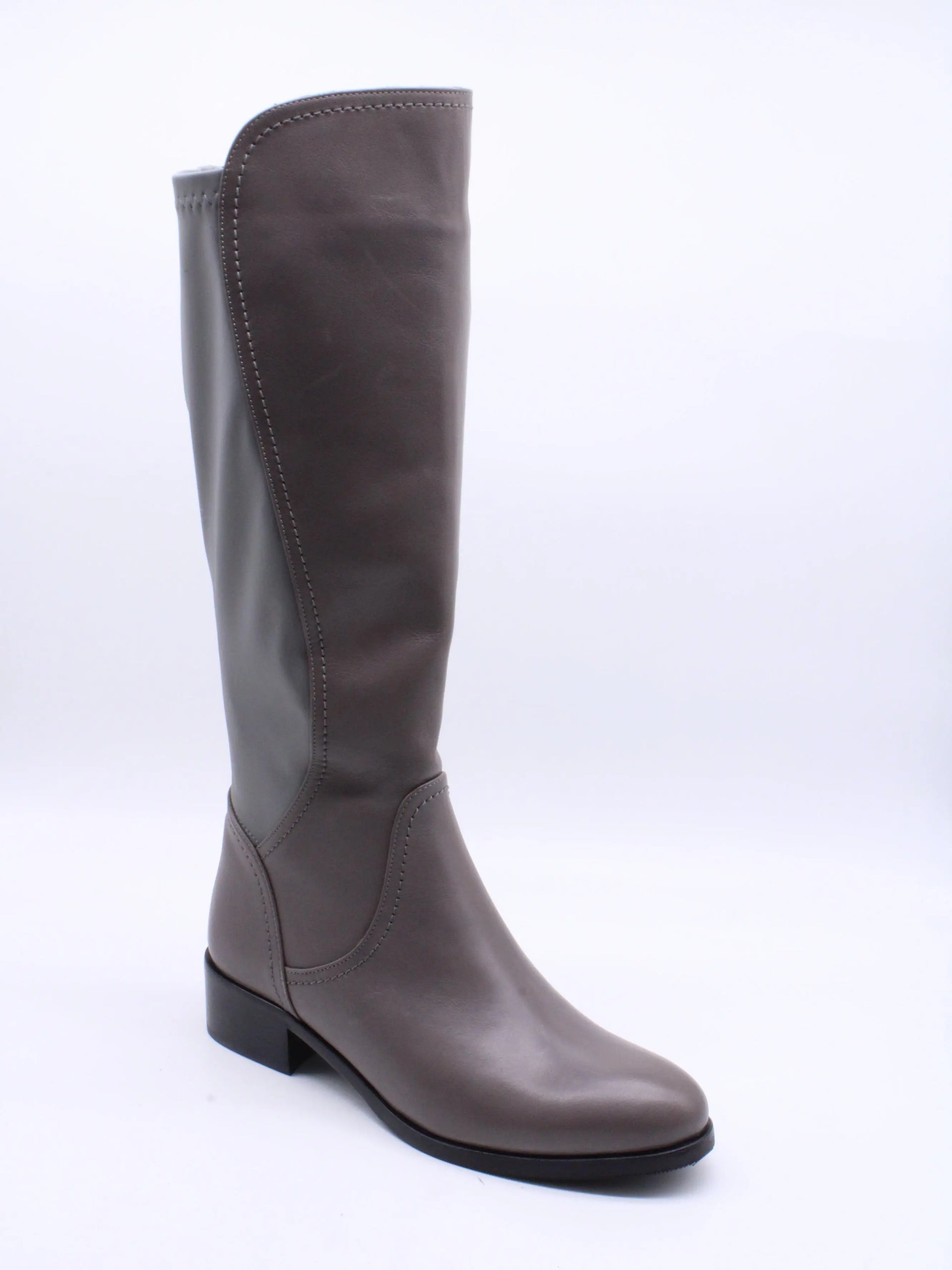 PUR031 GREY Boots | familyshoecentre
