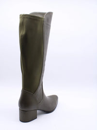 PUR031 OLIVE Boots | familyshoecentre