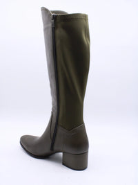 PUR031 OLIVE Boots | familyshoecentre