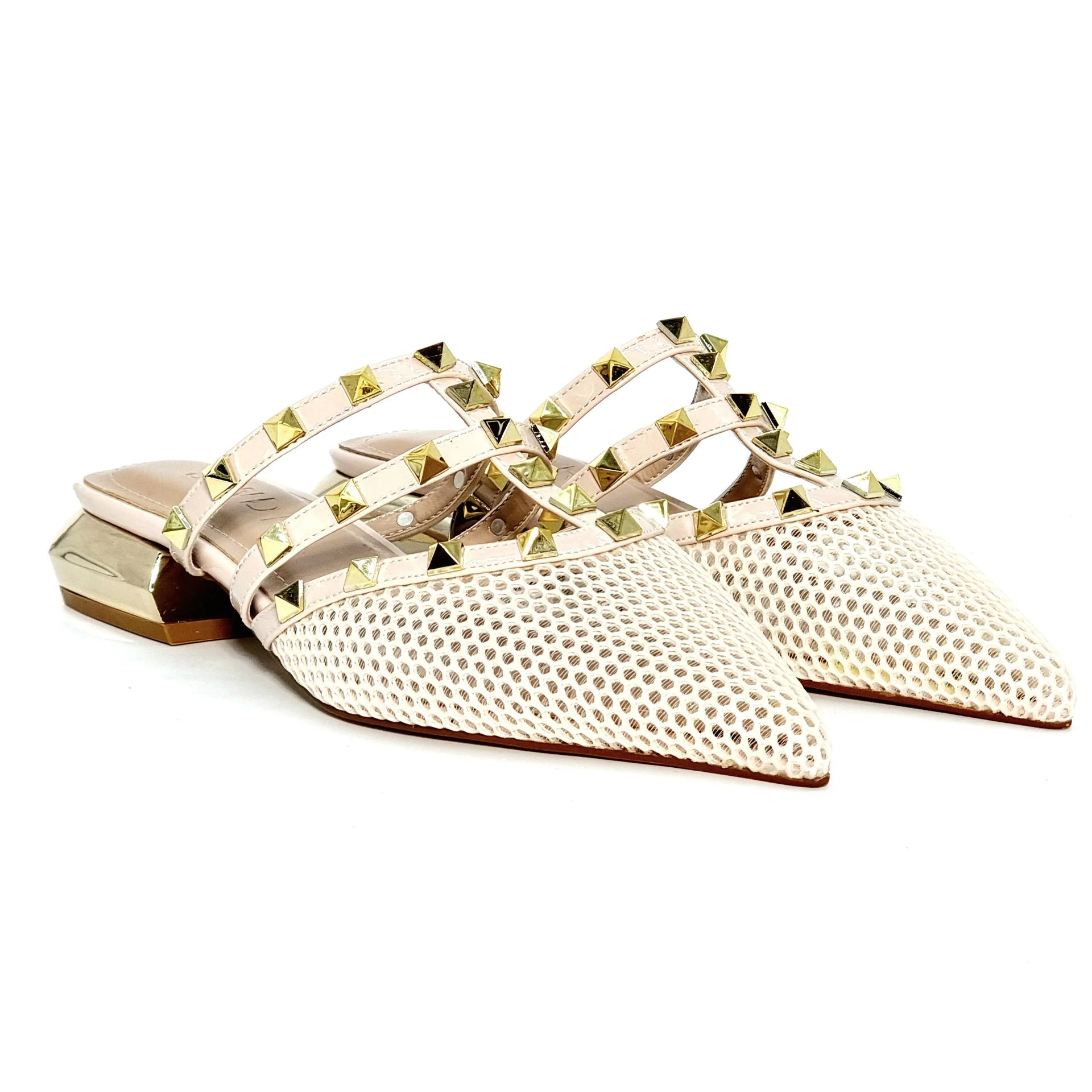 SANDRA 1449 BEIGE PATENT Heels | familyshoecentre